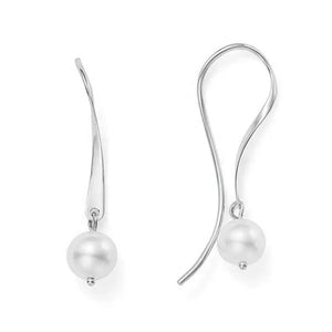 Delicate Pearl Dangle Earrings
