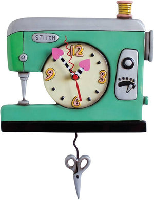 Stitch Sewing Machine Clock