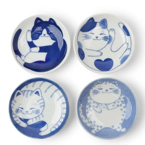 Happy Cat Mini Plate Set