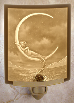 Mermaid & the Moon Night Light