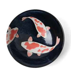 Koi  Pond Serving  Bowl