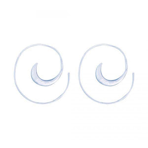 Spiral hoop Earrings