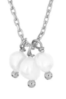 Triple Pearl Drop Necklace