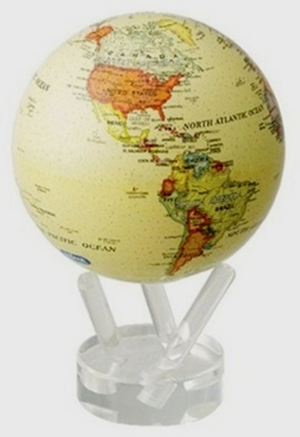 Antique Map Solar Globe