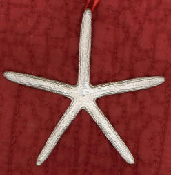 Pewter Starfish Ornament