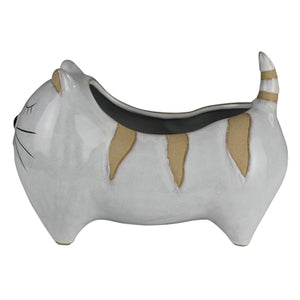 Sid the Striped Cat Planter