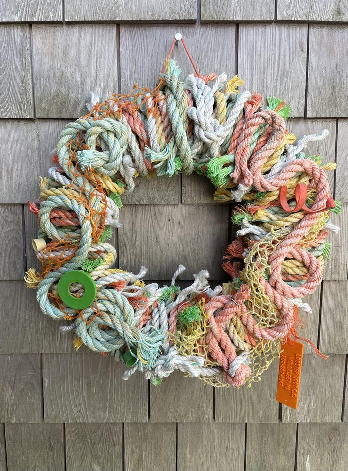 Beachcomber Wreath-Candy Pink