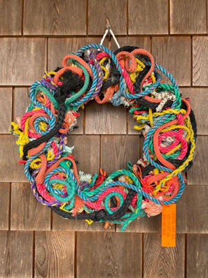 Beachcomber Wreath -Multicolor with Black