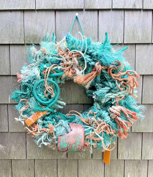 Beachcomber Wreath - Teal with Buoy