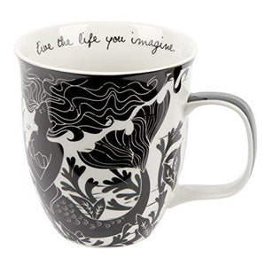 Black & White Mermaid Mug