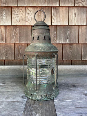 Brass Anchor Lantern