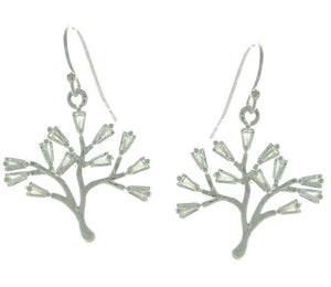 Elegant Crystal Tree Earrings