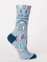 F Off I'm Reading Socks