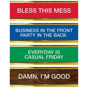 Daily Desk Plaque