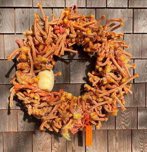 Beachcomber Wreath -XL Orange