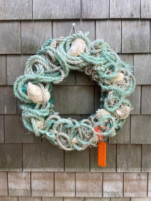 Beachcomber Wreath -Teal w/She