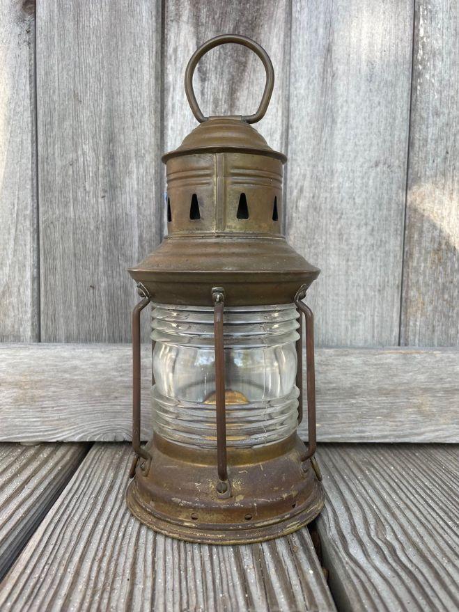 Brass Anchor Lantern -Wilcox