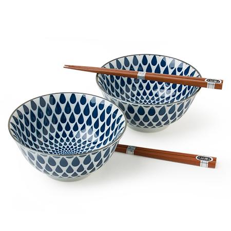 Raindrops Bowl Set
