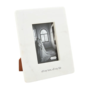All My Love, All My Life Marble Frame