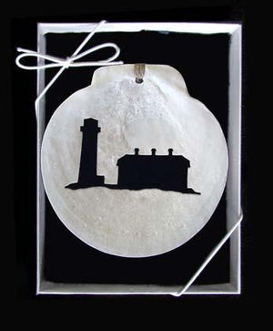 Chatham Light  Shell Ornament