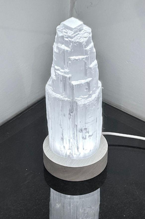 Selenite LED Lamp