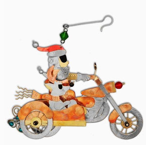 Santa's Sidecar Ornament