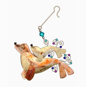 Mama and Baby Seal Ornament