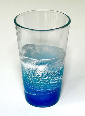 Ocean Wave Pint Glass