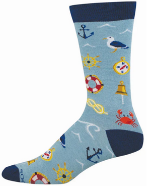 Ahoy Matey Bamboo Socks