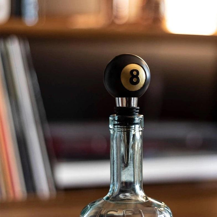 Eight Ball Bottle Stopper