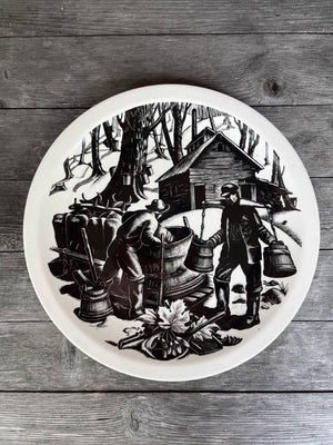Vintage Maple Sugaring Plate