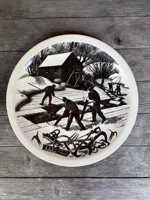 Vintage Ice Cutting  Plate