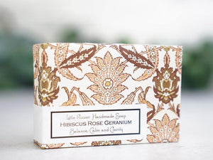 Hibiscus Rose Geranium Soap