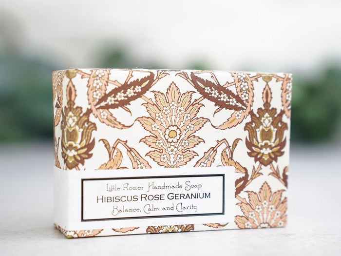Hibiscus Rose Geranium Soap