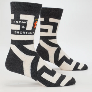 I Know a Shortcut Socks for Men