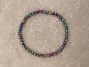 Rainbow Hematite Power Stone Bracelet