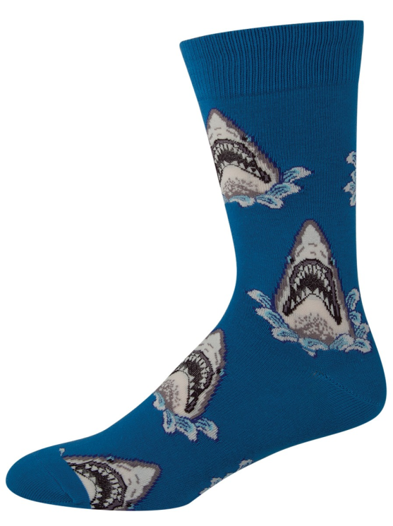 Shark Attack Socks for Men