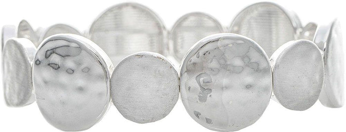 Shiny & Matte Finish Discs Bracelet