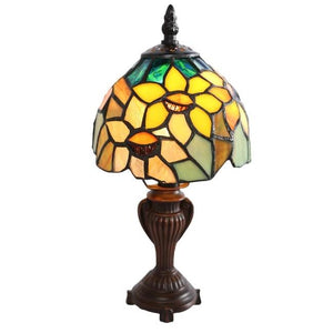 Sunflower Stained Glass Lamp