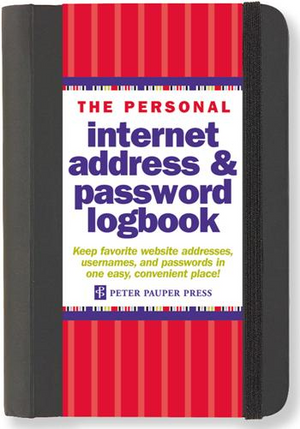 The Personal Internet Password Log Book