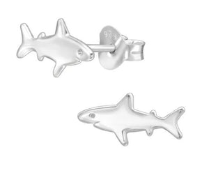 Tiny Shark Post Earrings