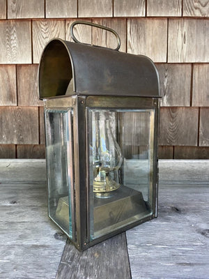 Traditional Brass Cabin Lantern w/ Slide-out Burner