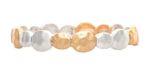 Two Tone Pebbles Bracelet