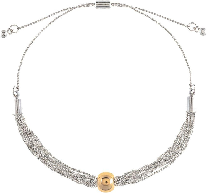 Two Toned Cape Cod Style Slide Bracelet
