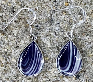 Wampum Teardrop Earrings