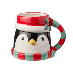 Whimsical Penguin Christmas Mug