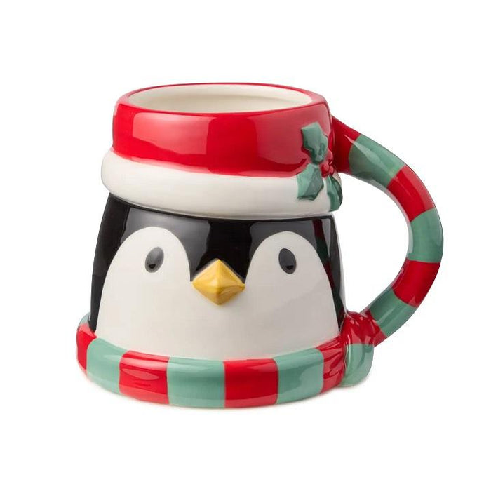 Whimsical Penguin Christmas Mug