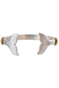 Wire Wrapped Whale Tail Cuff