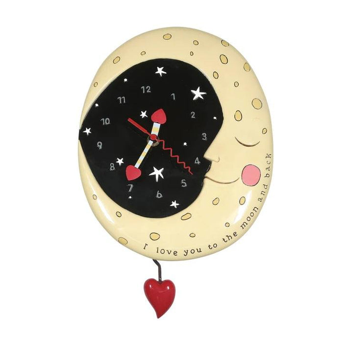 Love You to the Moon Clock