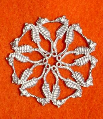 Seahorse Snowflake Ornament